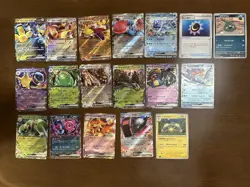 Pokemon Cards Gyarados ex RR Other RR 18-Card Lot - Image 1
