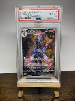 2024 Pokemon Surging Sparks Ceruledge 197/191 Illustration Rare PSA 10 GEM - Image 1
