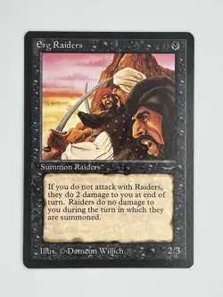 MTG ERG RAIDERS (Dark) Arabian Nights Regular MT Common Magic The Gathering - Image 1
