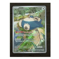 Pokemon Snorlax 051 SVP Scarlet & Violet Promo Holo Basic EN 150 HP Gossan - Image 1