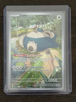 Pokemon Snorlax 051 SVP Scarlet & Violet Promo Holo Basic EN 150 HP Gossan - Image 2