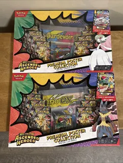 Pokemon Ascended Heroes Premium Poster Collection Mega Lucario & Gardevoir Set - Image 2