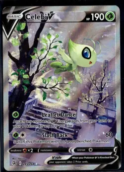 Pokemon TCG Celebi V Fusion Strike 245/264 Holo Full Art - Image 1