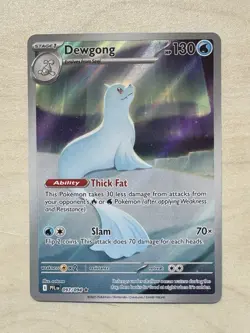 Pokemon TCG Dewgong 097/094 Phantasmal Flames Illustration Rare NM - Image 1