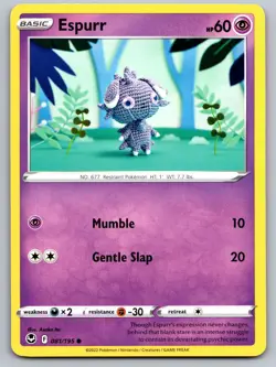 ESPURR 081/195 C POKEMON SILVER TEMPEST NM/M - Image 1