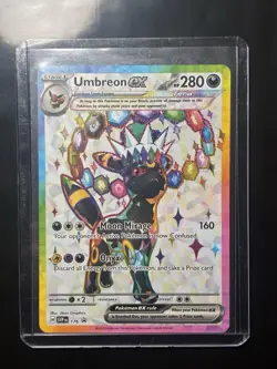 Pokemon Umbreon EX SVP 176 Premium Figure Black Star Promo BGS 10 Candidate NM - Image 1