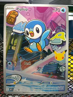 PIPLUP 042 PROMO FULL ART POKEMON TCG NM - Image 1