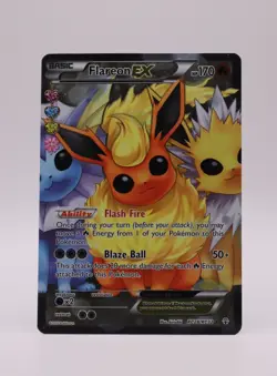 Pokemon Flareon EX Full Art Ultra Rare Holo Generations RC28/RC32 2016: NM - Image 1