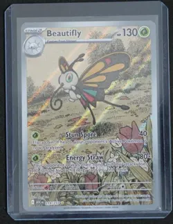 Pokemon TCG Beautifly 219/217 Ascended Heroes Illustration Rare IR - NM - Image 1