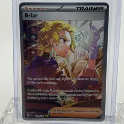 Pokemon TCG Scarlet and Violet Stellar Crown Briar #171/142 Holo NM - Image 1
