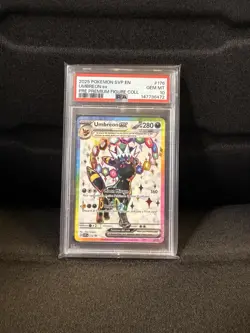 Umbreon EX #176 2025 Pokemon SVP Promo Pre Figure Collection PSA 10 - Image 1