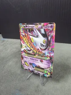 Pokemon M Gengar EX XY166 XY Black Star Promo (Shiny) Pokemon TCG English MP/HP - Image 2