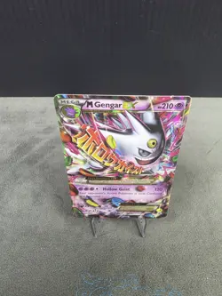 Pokemon M Gengar EX XY166 XY Black Star Promo (Shiny) Pokemon TCG English MP/HP - Image 4