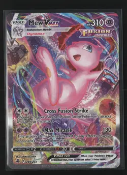 Pokemon Mew Vmax Alternate Art 269/264 Fusion Strike - Image 1