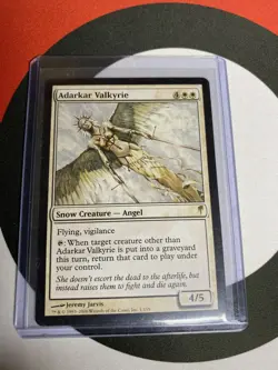 1x Adarkar Valkyrie Coldsnap MtG Magic White Rare 1 x1 Card Cards - Image 1