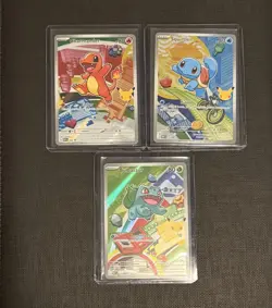 Pokemon TCG First Partner Illustration Collection Series 1 Kanto GEN 1 Set - Image 1