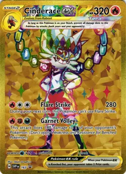 Cinderace ex 163 P Scarlet & Violet Promo Pokemon - Image 1