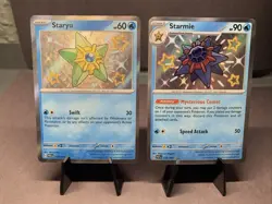 Pokemon TCG Paldean Fates Baby Shiny Holo Rare Evolution Line NM Shiny Rare SV - Image 1