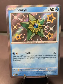 Pokemon TCG Paldean Fates Baby Shiny Holo Rare Evolution Line NM Shiny Rare SV - Image 2