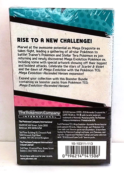 Pokemon TCG Mega Evolution Ascended Heroes Booster Bundle - 6 packs! NEW! SEALED - Image 3