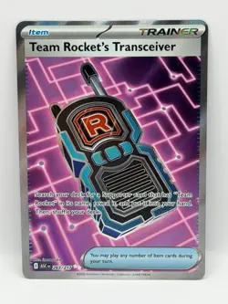 Team Rocket's Transceiver 263/217 Ascended Heroes NM Ultra Rare Holo Pokemon TCG - Image 1