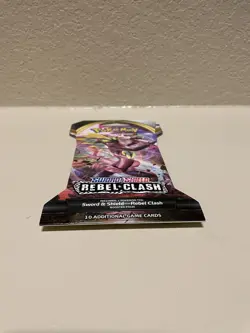 Pokemon TCG Sword & Shield Rebel Clash 2020 Sleeved Booster Pack Sealed/New (1) - Image 4