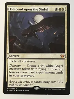 Descend upon the Sinful Commander 2020 Non-Foil Regular MTG - Image 1