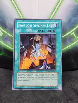Yugioh Iron Core Specimen Lab ABPF-EN055 Super Rare NM - Image 1