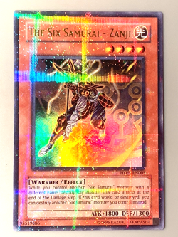 yugioh The Six Samurai - Zanji HL05-EN005 Ultra Parallel Rare near mint - Image 1