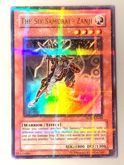 yugioh The Six Samurai - Zanji HL05-EN005 Ultra Parallel Rare near mint - Image 2
