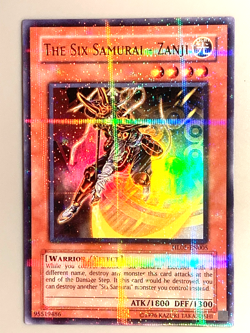 yugioh The Six Samurai - Zanji HL05-EN005 Ultra Parallel Rare near mint - Image 3