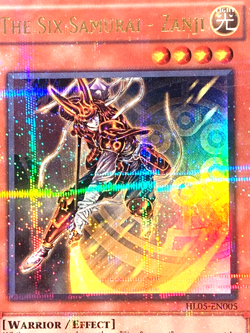 yugioh The Six Samurai - Zanji HL05-EN005 Ultra Parallel Rare near mint - Image 4