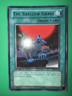 Yu-Gi-Oh! The Shallow Grave Pharaoh's Servant PSV-036 1st Edition Rare NM-MT - Image 1