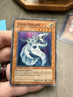 Cyber Dragon CRV-EN015 Cybernetic Revolution 1st Edition YuGiOh NM - Image 1