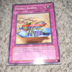 Konami Yu-Gi-Oh! Secret Barrel MFC-046 Magician's Force 1st Ed Trap - Image 1