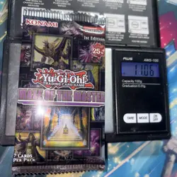 Heavy 11.06g Yu GI Oh Sealed Maze Of The Master Booster Pack - Image 1