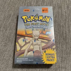 Topps Pokemon: The First Movie Trading Cards 1998 Sealed Box 11 Packs, 88 Cards - Image 2