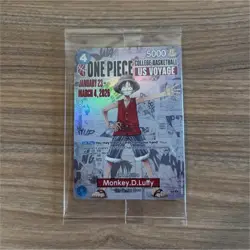 Bandai One Piece CCG Monkey.D.Luffy US Voyage Promo Holo Card P-055 - Image 1