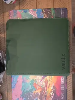 Vault x Forest Green 12-Pocket Exo-Tec Zip Binder 480 Cards New Near Mint - Image 1