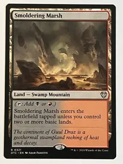 Smoldering Marsh Commander: Outlaws of Thunder Junction Non-Foil Regular MTG - Image 1