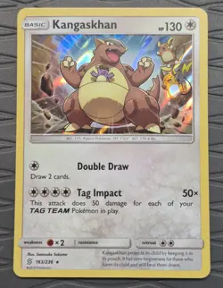 Kangaskhan 163/236 Holo Rare Unified Minds Pokemon Card - Image 1