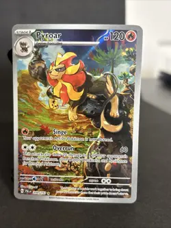 Pokemon TCG Pyroar Card Sv02: Paldea Evolved, Illustration Rare, 200/193 - Image 1