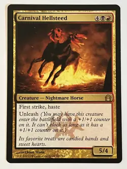 Carnival Hellsteed Return to Ravnica Non-Foil Regular MTG - Image 1