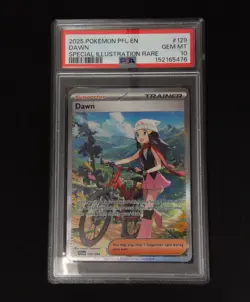 2025 Dawn (SIR) Phantasmal Flames 129/094 Holo Pokemon Card PSA 10 - Image 1