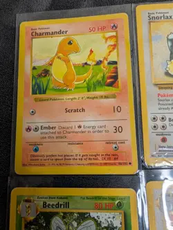 Lot Of 4 Vintage 1995 Pokemon Cards Rare Base Set NM Condition to LP - Image 2