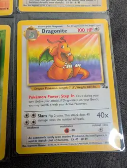 Lot Of 4 Vintage 1995 Pokemon Cards Rare Base Set NM Condition to LP - Image 4