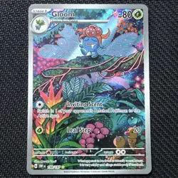 Pokemon Card - Gloom 198/197 Illustration Rare Obsidian Flames near mint - Image 1