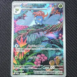 Pokemon Card - Gloom 198/197 Illustration Rare Obsidian Flames near mint - Image 3