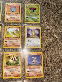 Lot Of 15 ORIGINAL Base Set LIMITED EDITION Pokemon Cards, In Sleeve+ Todloaders - Image 3