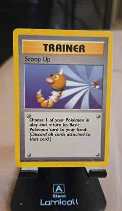 Scoop Up 078/102 Base Set Regular 90s Vintage Pokemon Trading Card Original Set - Image 1